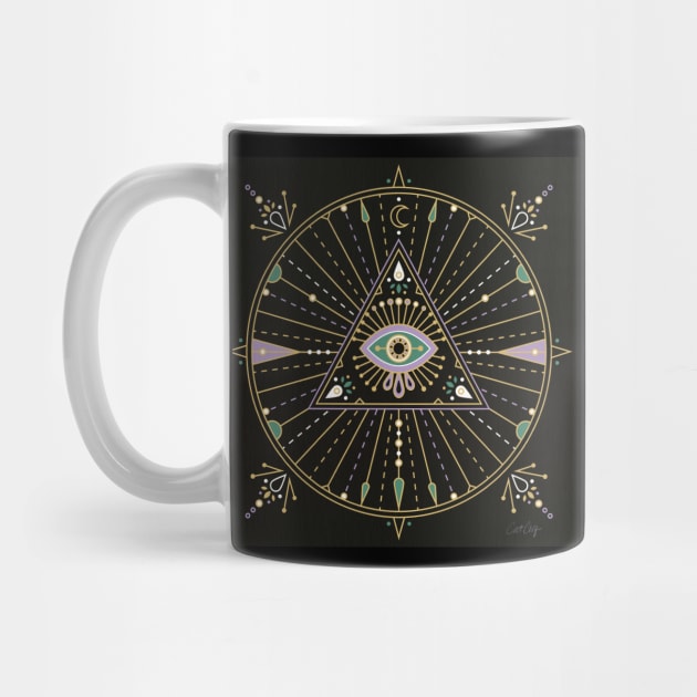 Evil Eye Mandala by CatCoq